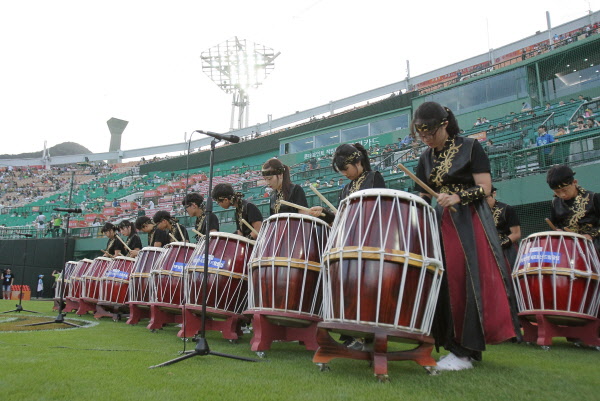 다송중 난타팀 공연